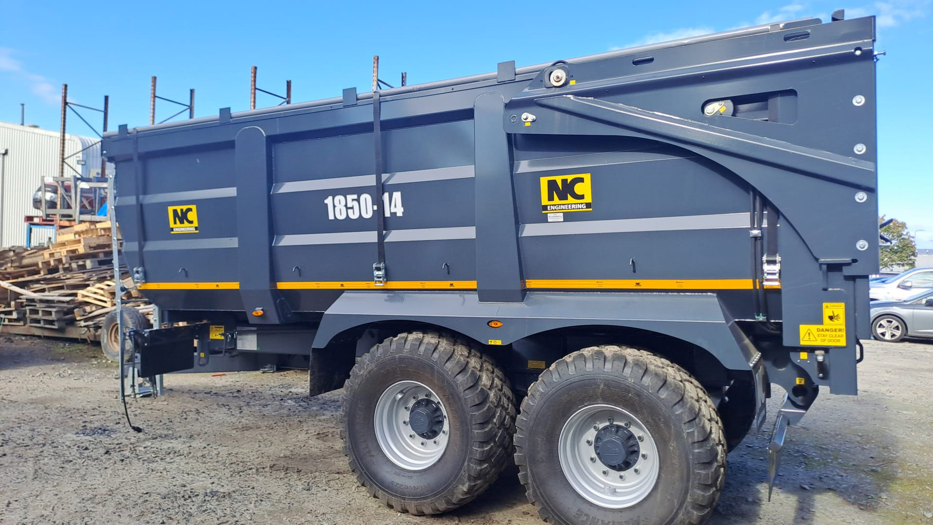 1850-14 NC GRAIN TRAILER